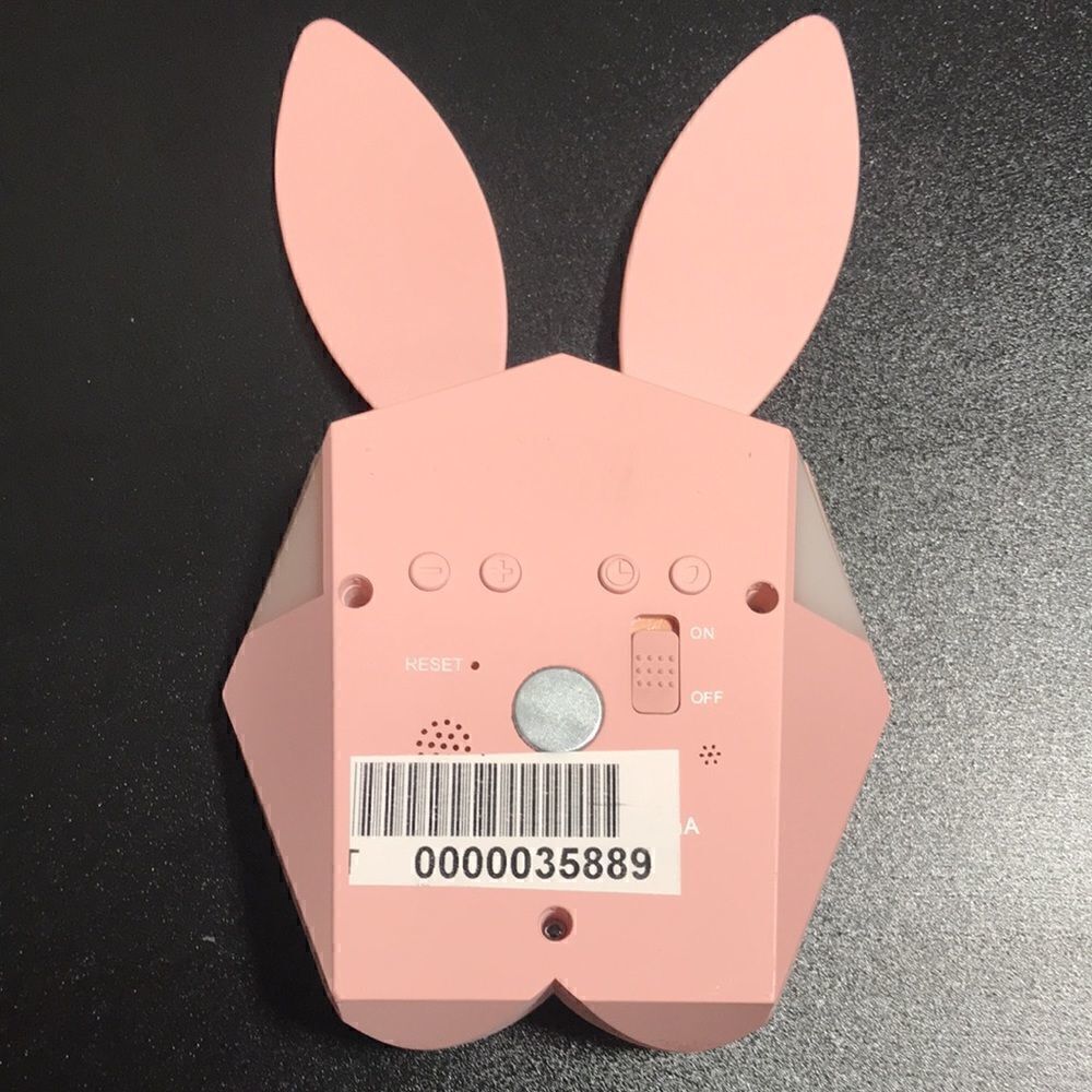 Pottery barn mock up bunny alarm clock case. - Picture 2 of 5
